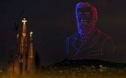 Apoteósico espectáculo en la Sagrada Familia tras bendecir el Papa la Torre de Jesús con Gaudí ‘presente’