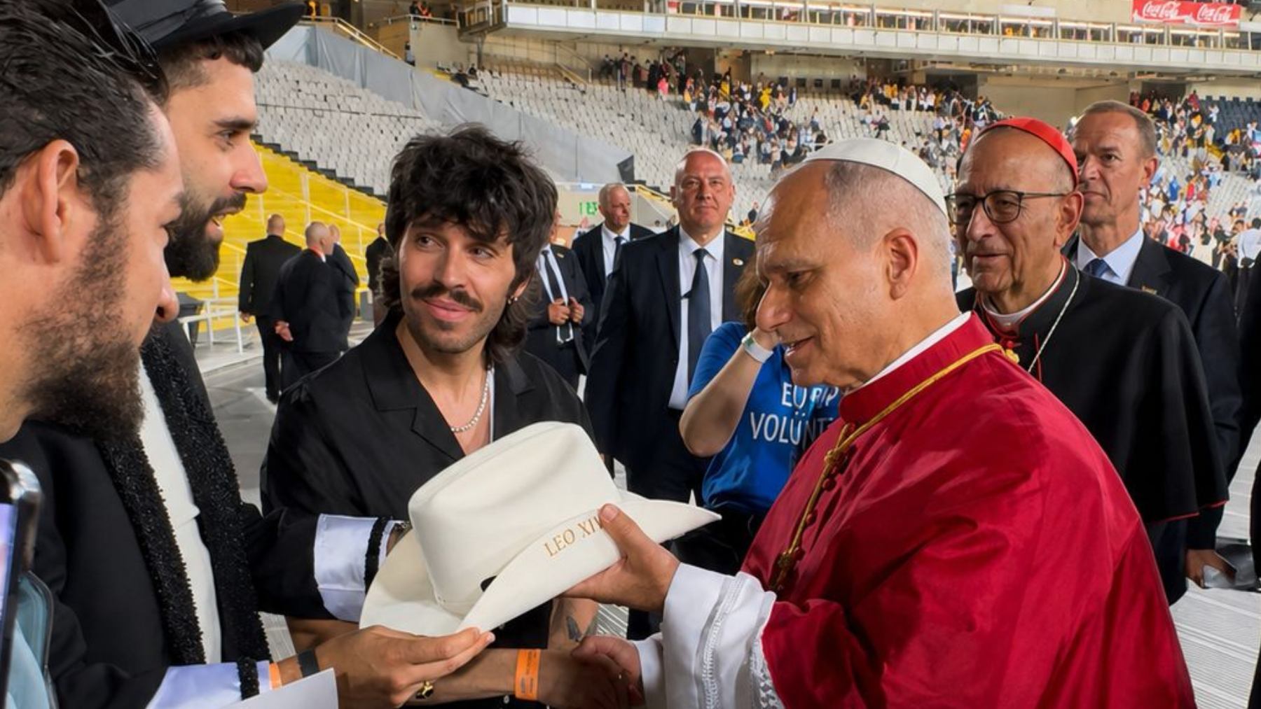 El sombrero cowboy que dejó sin palabras al Papa L