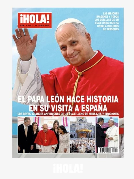 La portada de '¡Hola!'. (Foto: Redes Sociales)