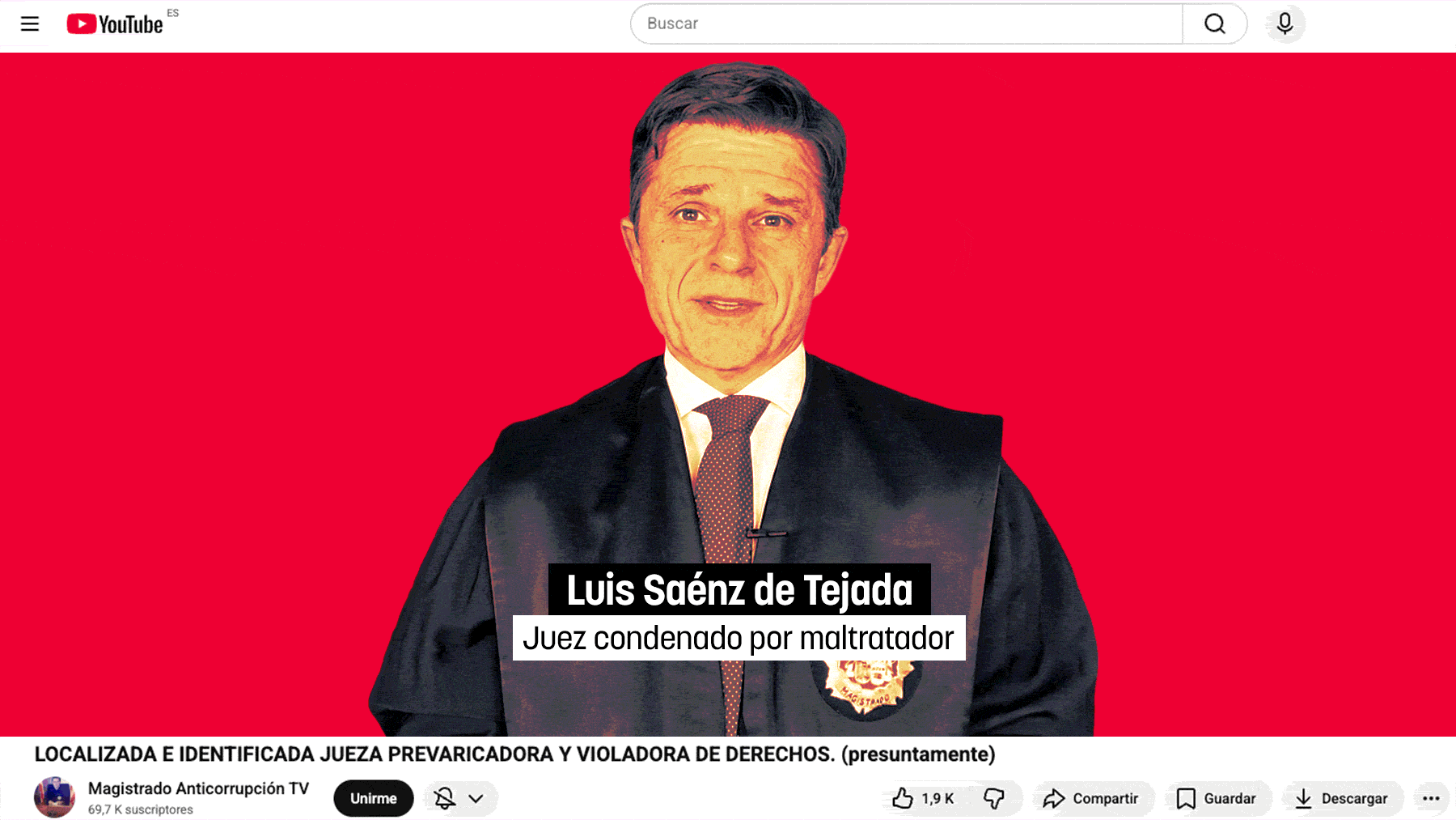 Leire dedicó 84 vídeos que suman 28 horas a difamar a la juez del hermano de Sánchez: Es una violadora de derechos