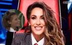 Malú en el plató de La Voz y durante su primera entrevista en televisión (Atresmedia/RTVA).