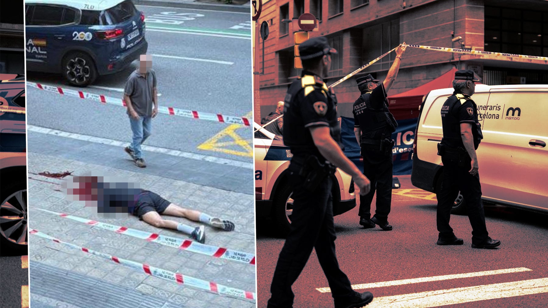 Matan a tiros a un hombre frente a una comisaría de Barcelona en plena visita del Papa León XIV