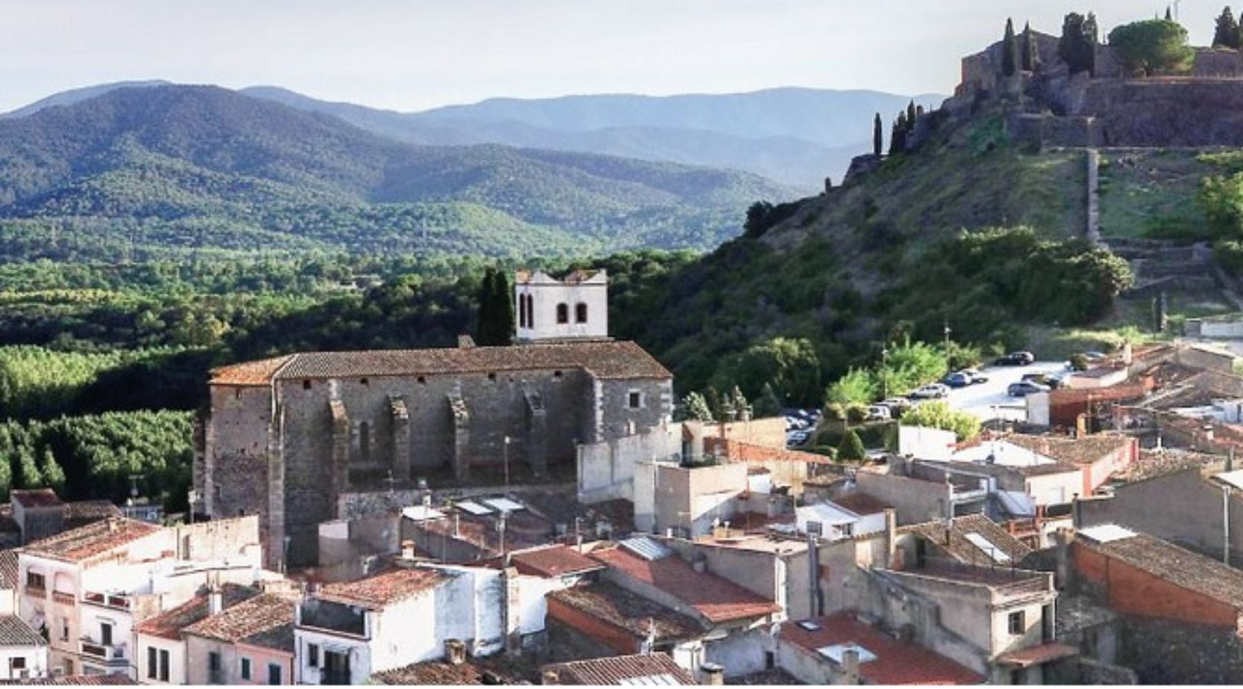 El castillo medieval de Barcelona construido sobre