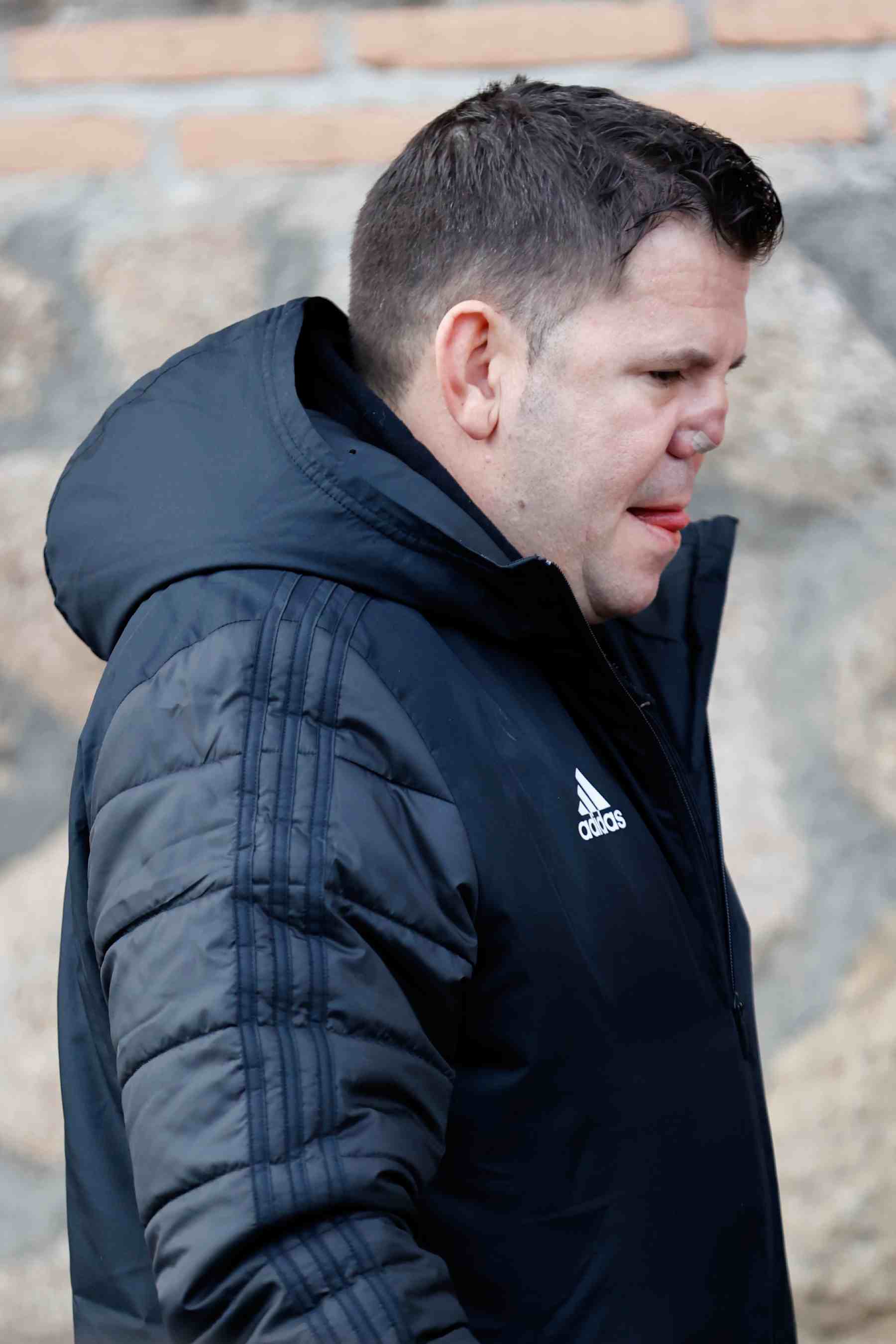El cantante Lucas González en Illescas. (Foto: Europa Press)