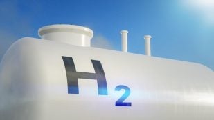 Tanque de hidrógeno moderno para energías renovables. Foto: Wirestock - Freepik
