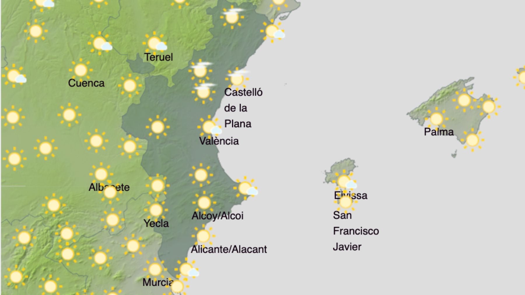 La AEMET confirma un cambio de tiempo en la Comuni