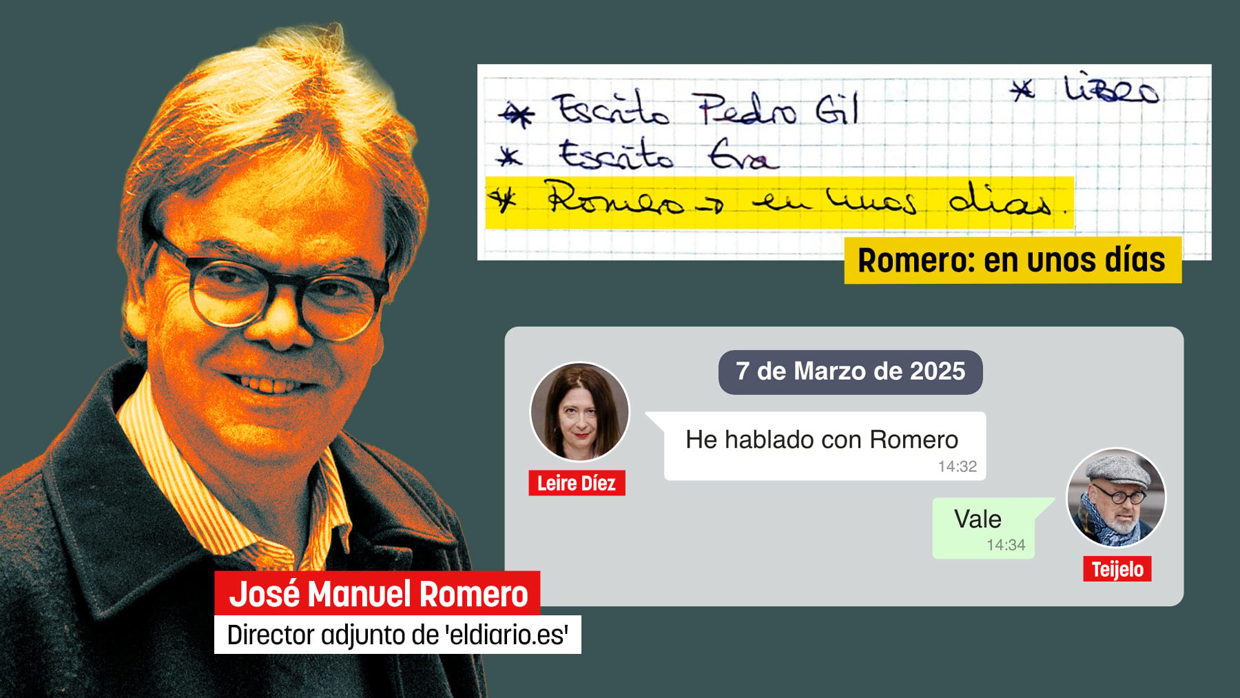 Las libretas de Leire desvelan que el periodista de