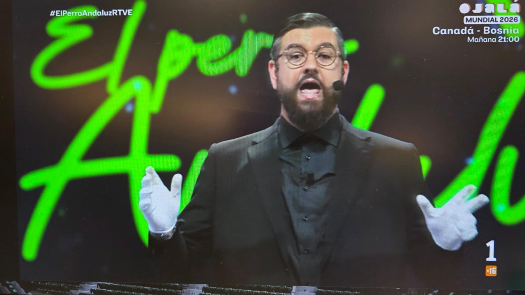 Manu Sánchez, presentador de ‘El Perro Andaluz’. (TVE)