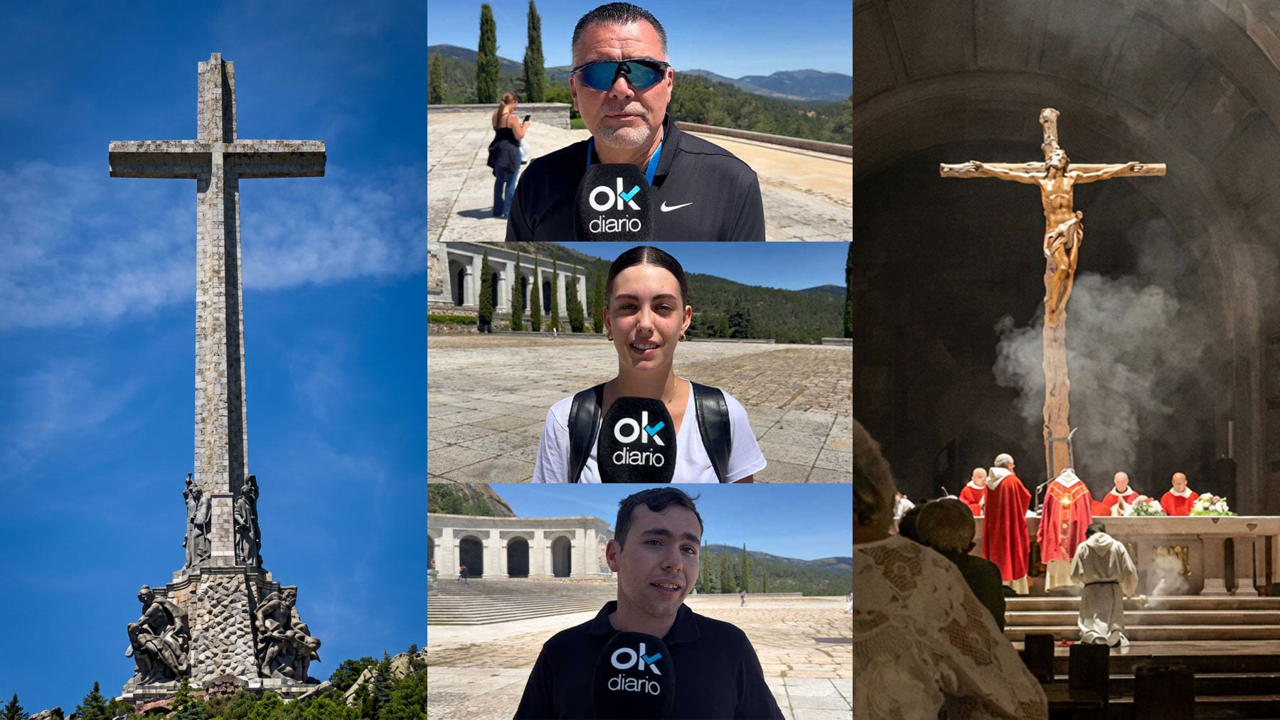 OKDIARIO en el Valle de los Caídos: Es una maravilla y es historia, el Valle no se debe tocar
