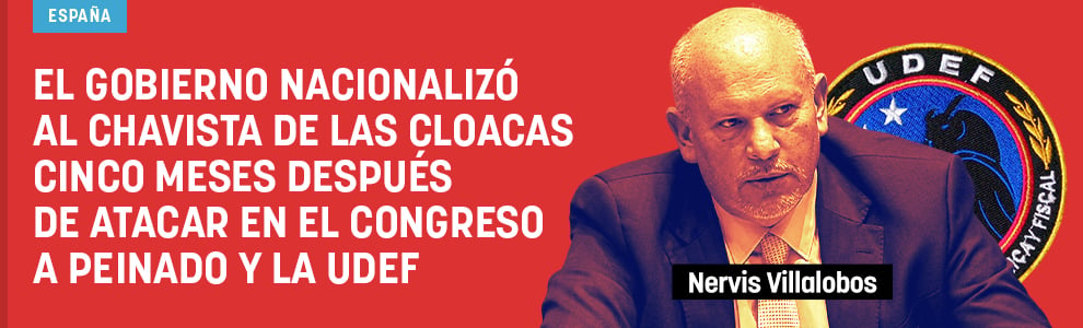 El Gobierno nacionalizó al chavista de las cloacas cinco meses después de atacar en el Congreso a Peinado y la UDEF