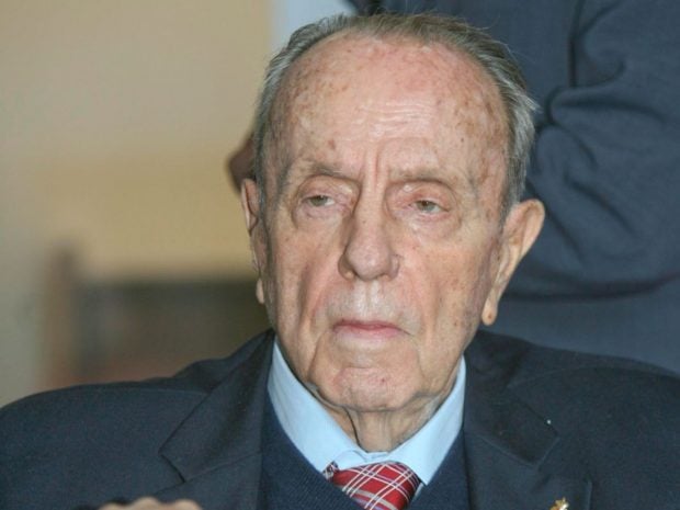 Manuel Fraga, ex presidente de Alianza Popular. (Foto: Europa Press)