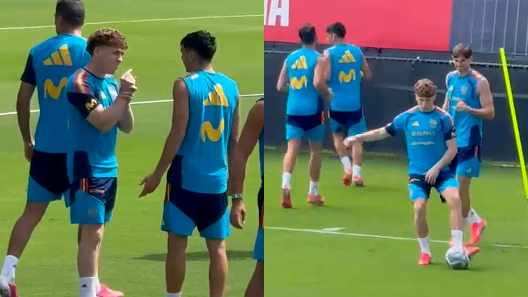 ¡Ya están todos! Victor Muñoz se entrena con el grupo