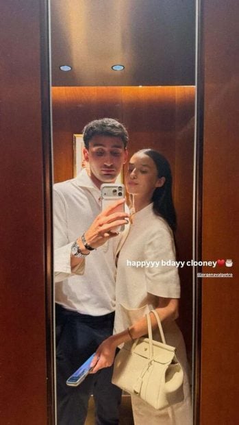 Victoria Federica con su novio