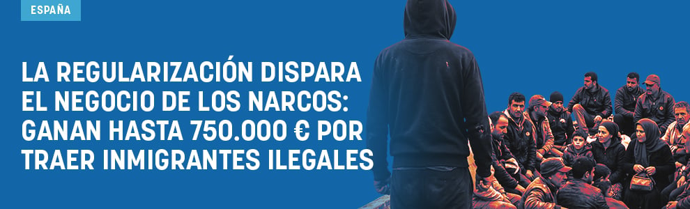 La regularización dispara el negocio de los narcos: ganan hasta 750.000 € por traer inmigrantes ilegales