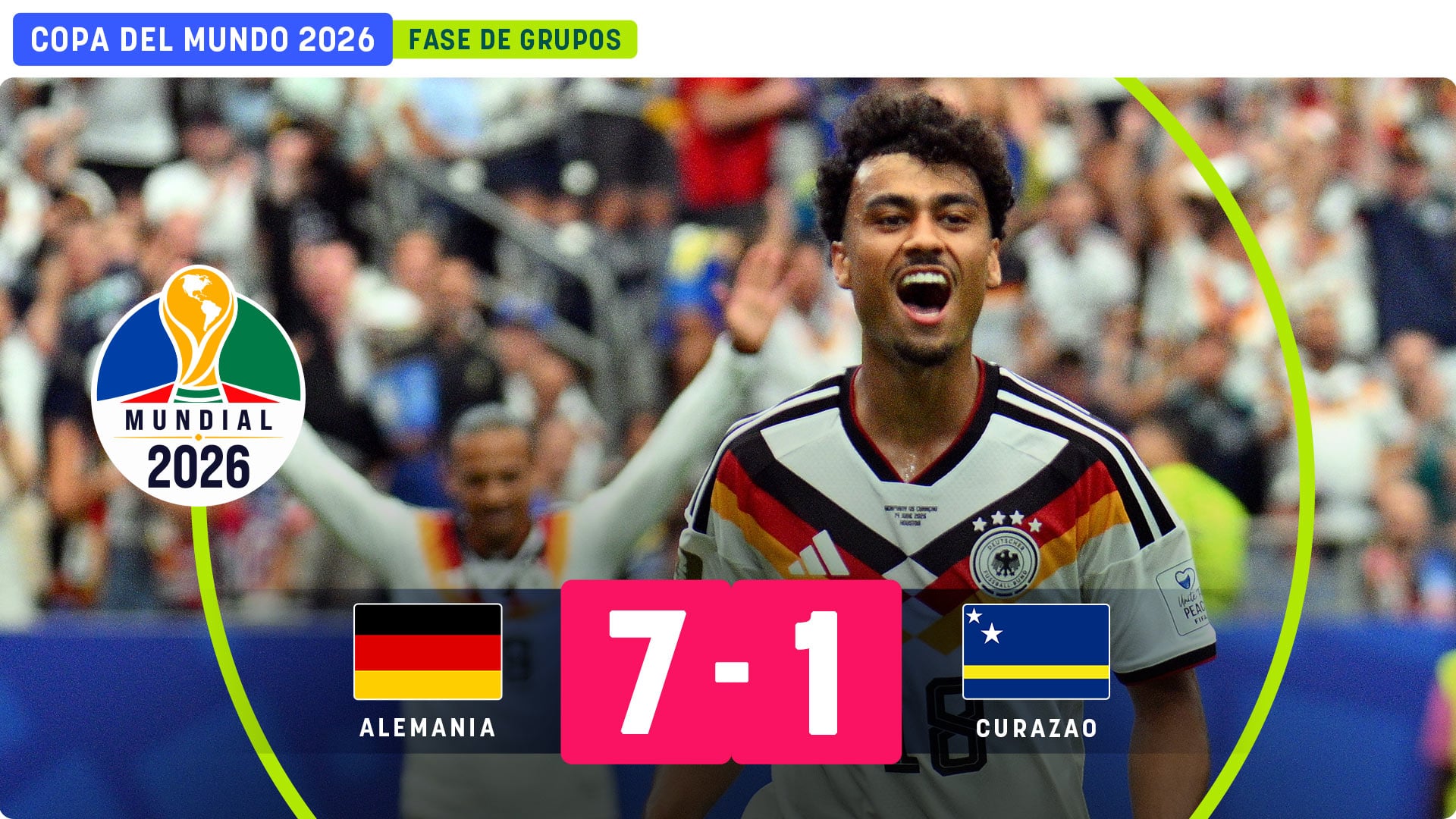 Alemania se apunta la mayor goleada del Mundial contra la cenicienta Curazao