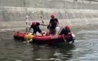 bomberos en el Pantano de San juan