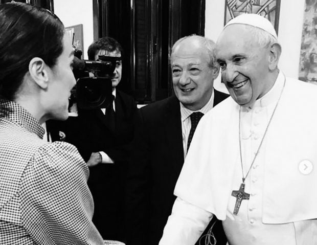 tamara falco, papa francisco,