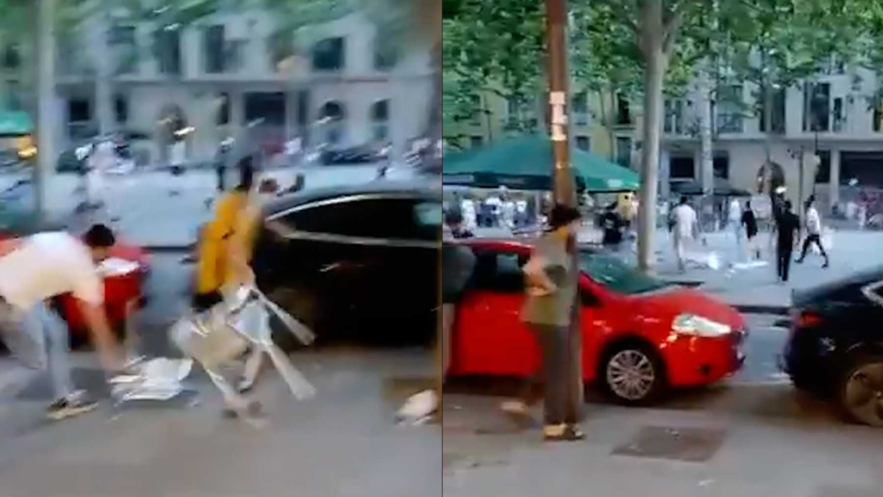 Cuatro detenidos en el asalto multitudinario a un restaurante pakistaní en Barcelona