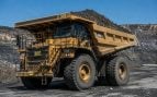 Rolls-Royce crea un nuevo tipo de camión minero, camión eléctrico para reducir CO2, uso de camiones híbridos en minería, minería y CO2.