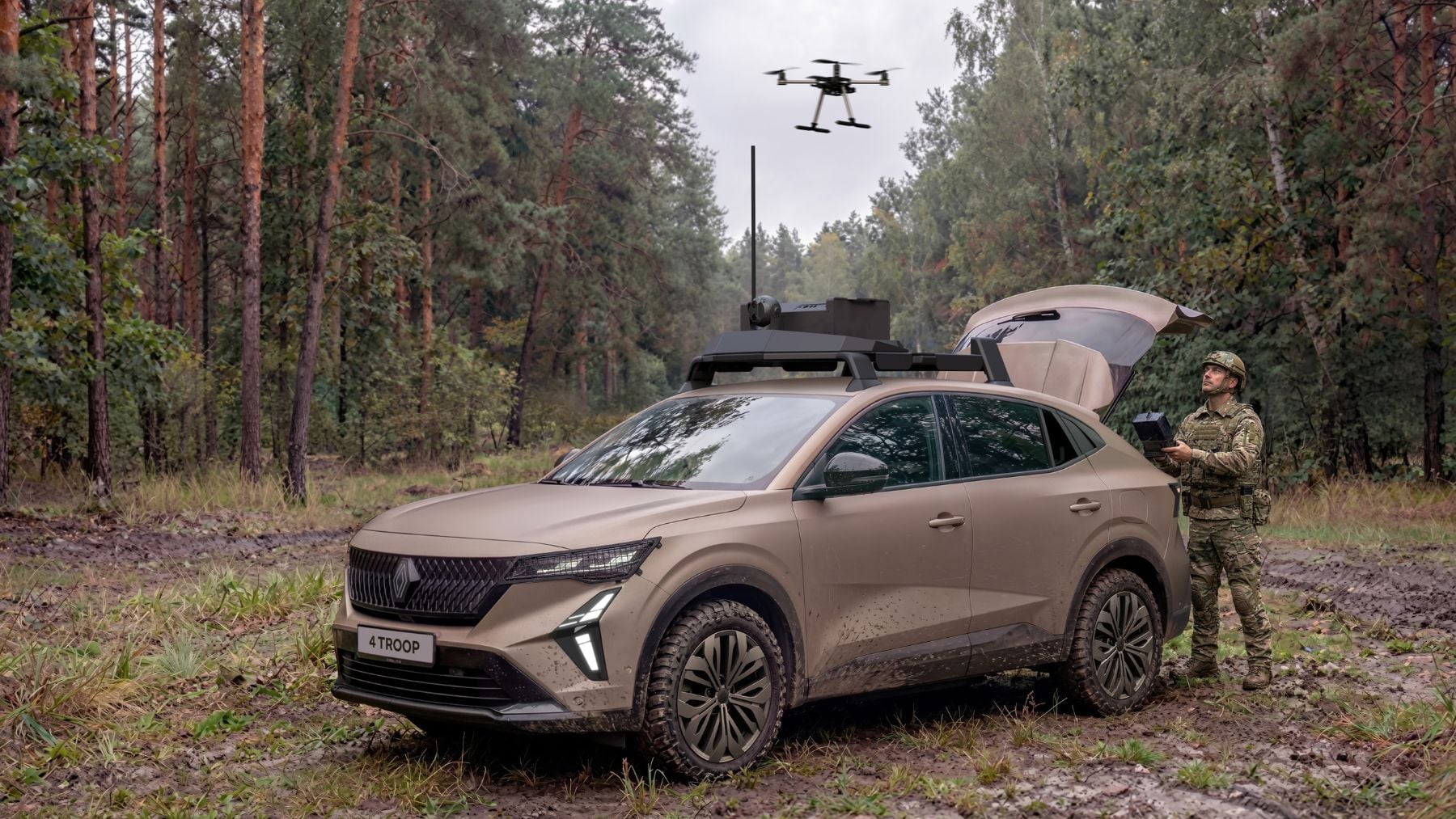 Un prototipo de Vehículo Civil Multirrol de Renault