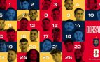 Dorsales selección española mundial 2026