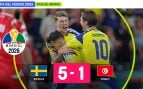 Suecia, Túnez, Mundial