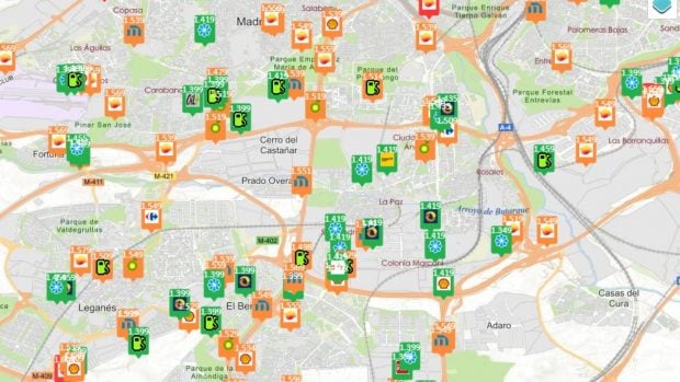 precio gasolina 18 junio Madrid