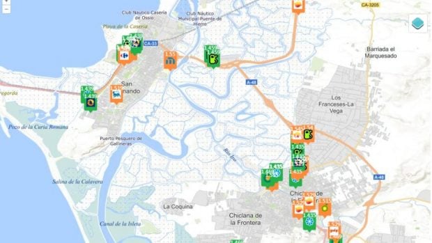 precio gasolina 20 junio Andaluc&iacute;a