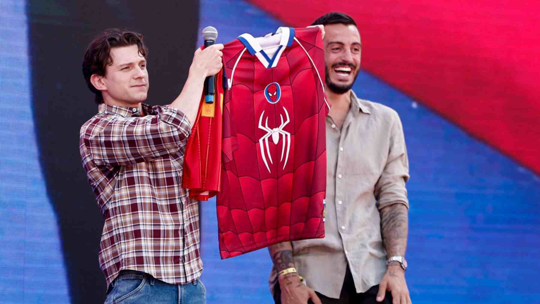Tom Holland en Madrid (Europa Press).