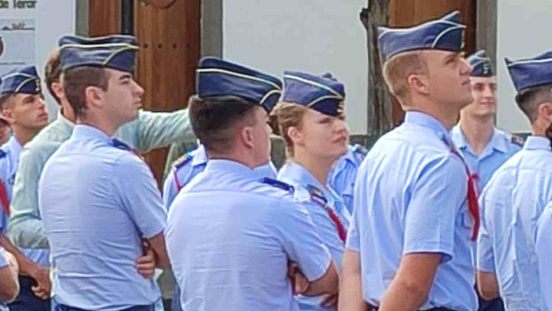La princesa Leonor en Canarias. (Foto: Ayuntamiento de Teror)