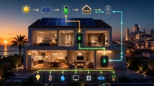 paneles solares, hogar, energia