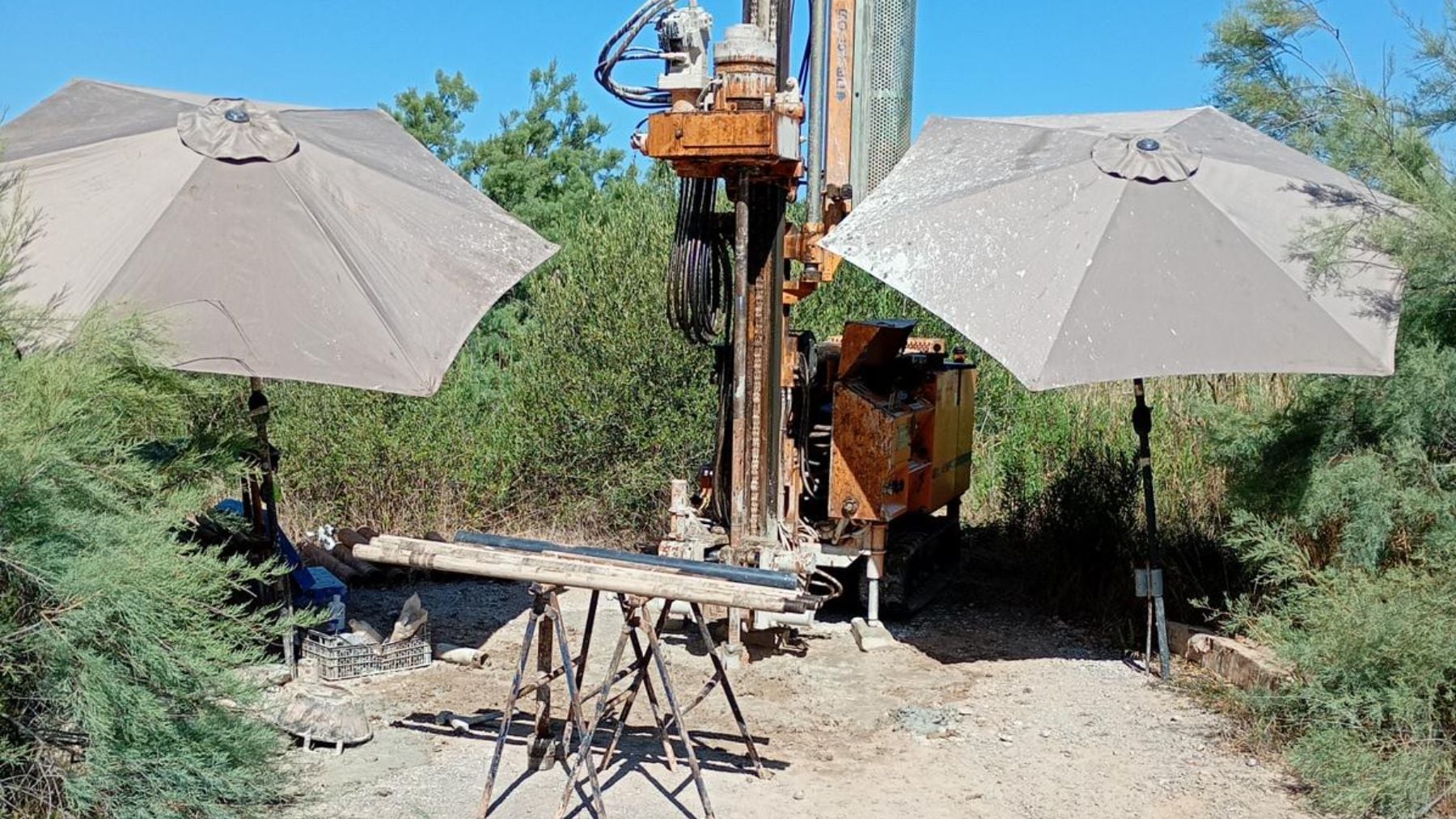 La finca de Alcúdia donde se han paralizado las obras de Red Eléctrica.