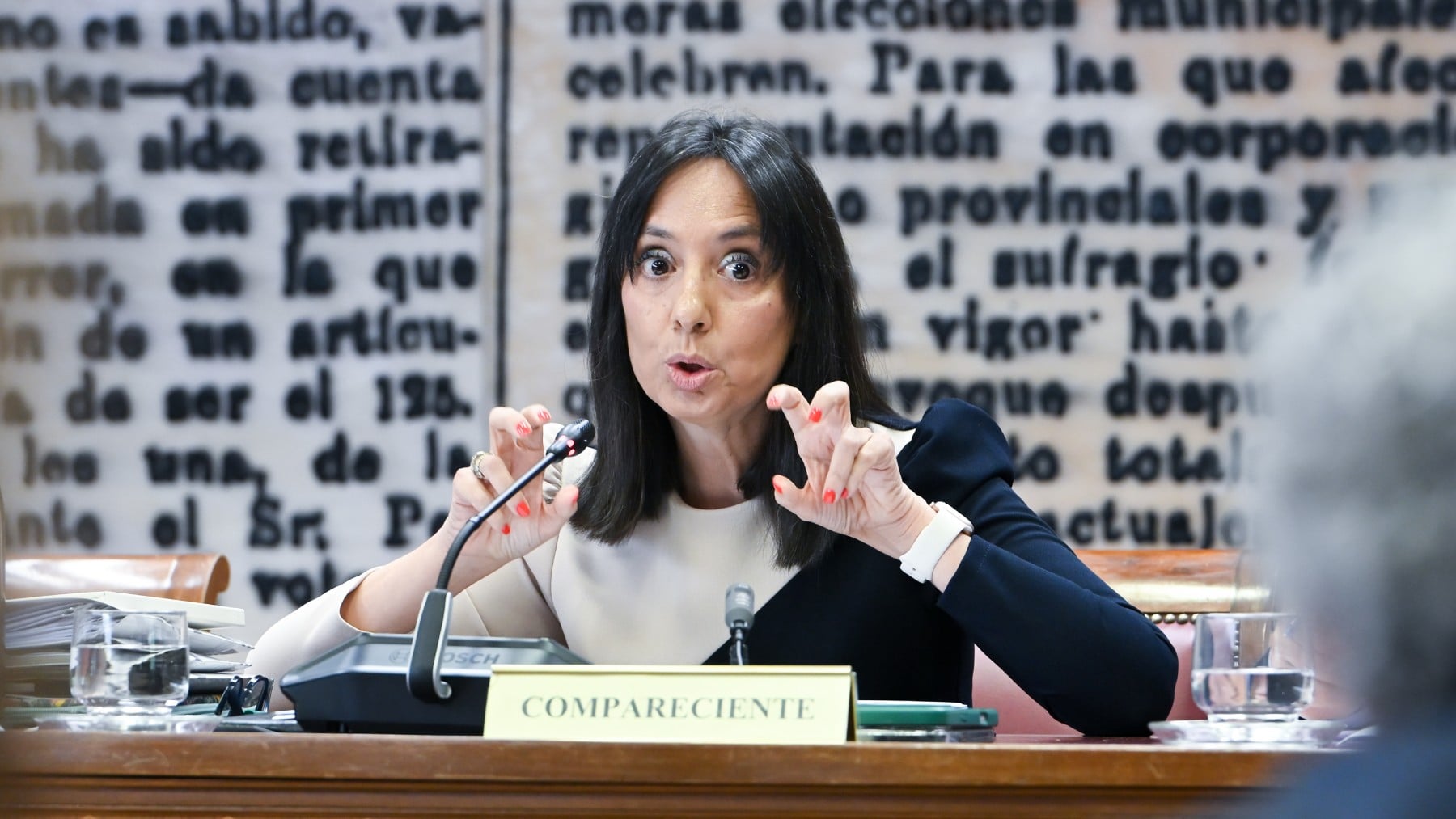 Las 24 preguntas sobre la cloaca que no contestó la directora de la Guardia Civil: ¿Le queda algún mensaje por borrar?