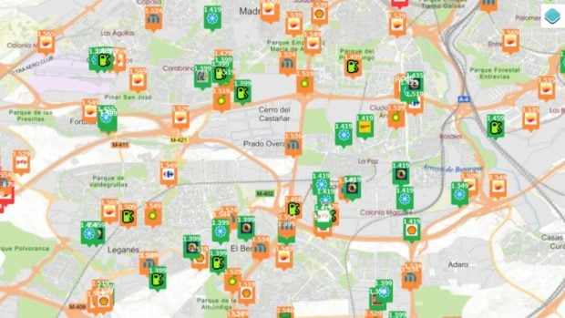 precio gasolina 22 junio Madrid