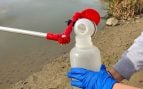 recogida de muestras en el río Tajo