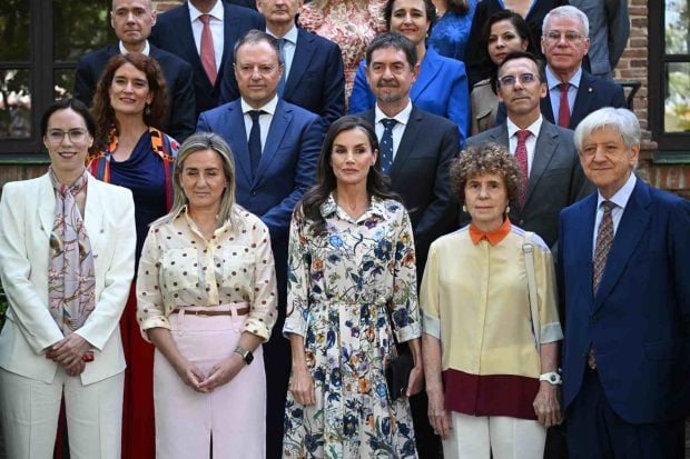 La Reina Letizia en la reunión del Patronato de la Residencia de Estudiantes. (Foto: Europa Press)