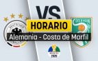 Alemania Costa de Marfil horario