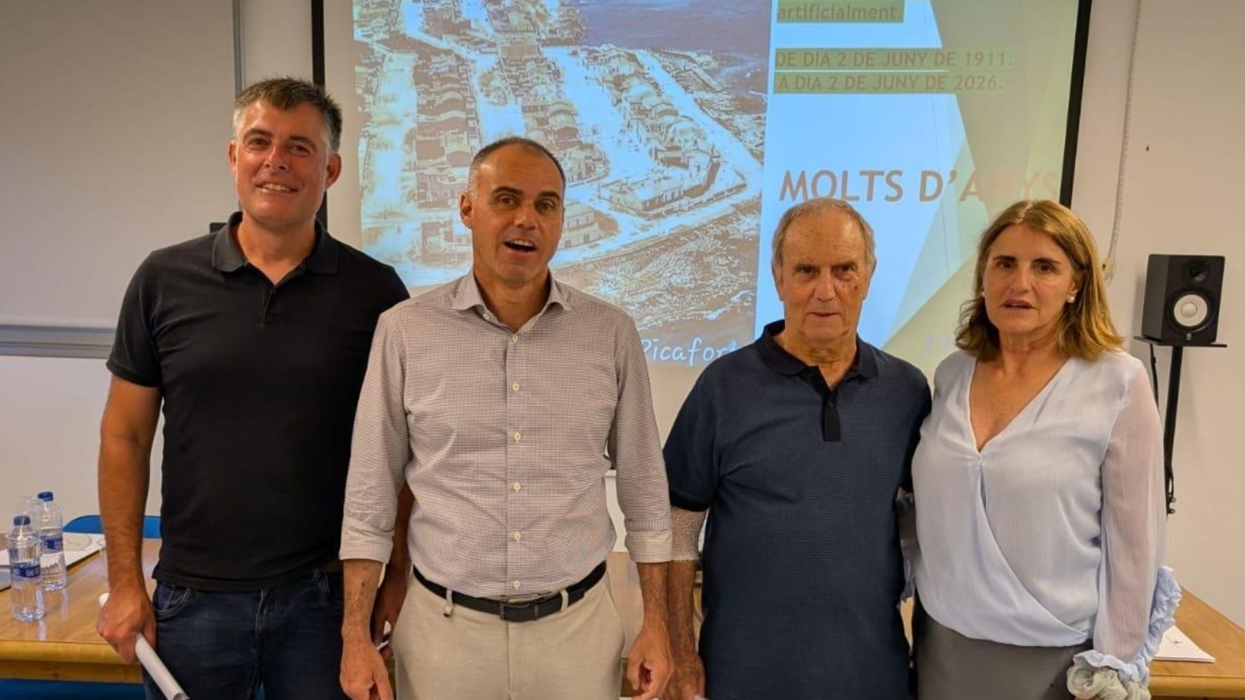 Acto celebrado el pasado 2 de junio en la biblioteca de Can Picafort.