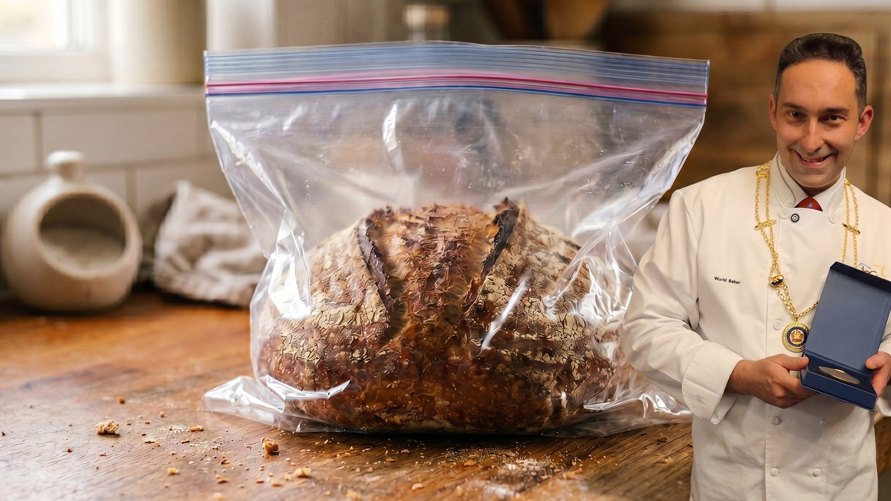 Ni en el congelador ni en bolsa de tela: el truco del mejor panadero del mundo para conservar el pan fresco durante el calor del verano