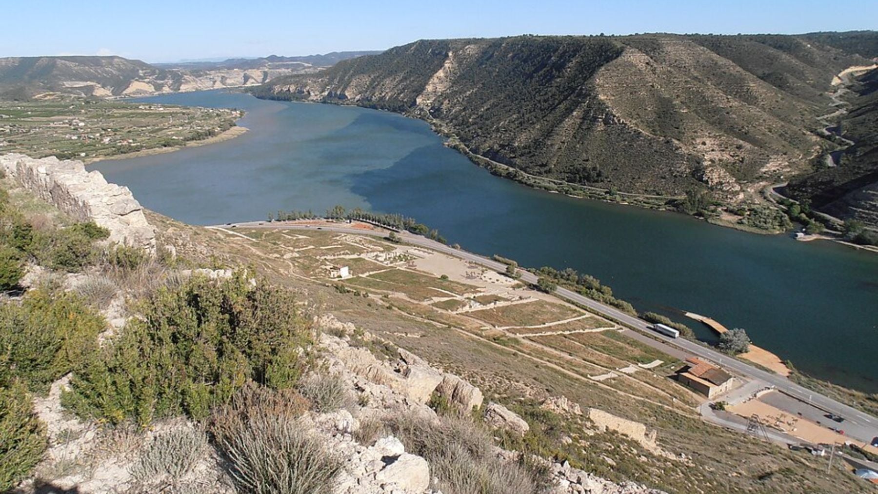 Aragón tiene el mayor cruce fluvial de España: el insólito punto donde confluyen 3 ríos distintos formando un ecosistema único