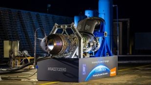 Prueba de motor de hidrógeno Rolls-Royce AE 2100-A en Boscombe Down. Foto: Rolls-Royce plc (Flickr)