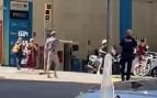 hombre, cuchillo, Barcelona, Mossos, amenazas