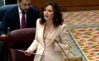 Ayuso carga contra Sánchez por la cacicada para amordazar al Congreso: «Le dan horror las urnas porque es un cobarde»