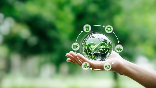 economía circular simbolo