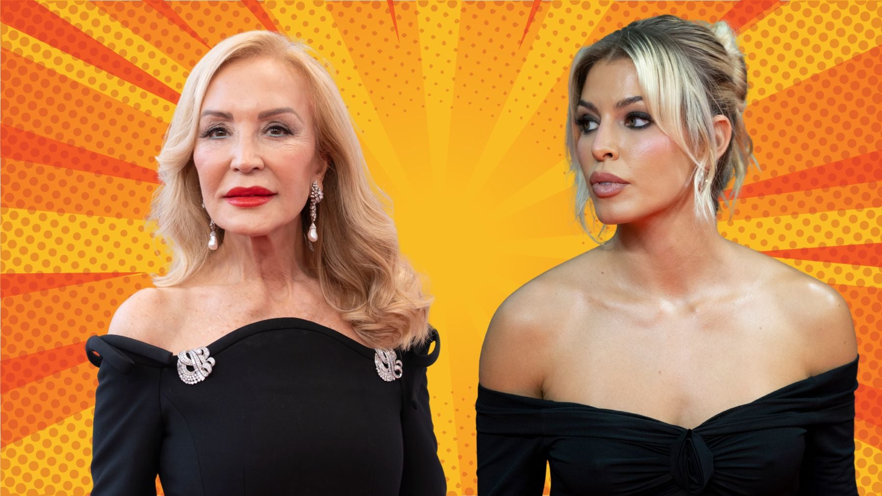 Carmen Lomana y Jessica Goicoechea. (Foto: EP)