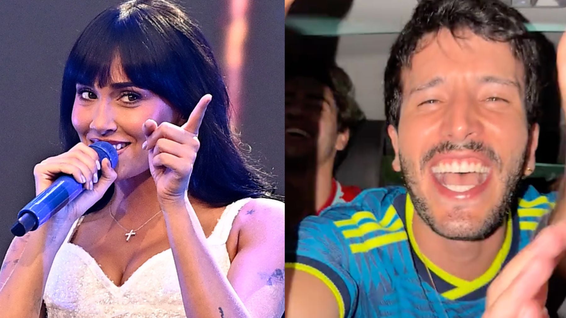 Sebastián Yatra y Aitana. (Foto: Europa Press)