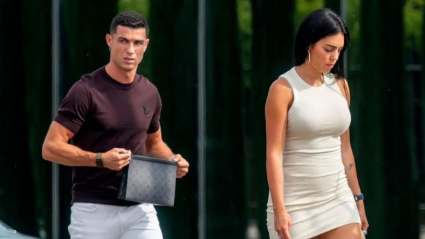 Cristiano Ronaldo y Georgina. (Foto: Europa Press)