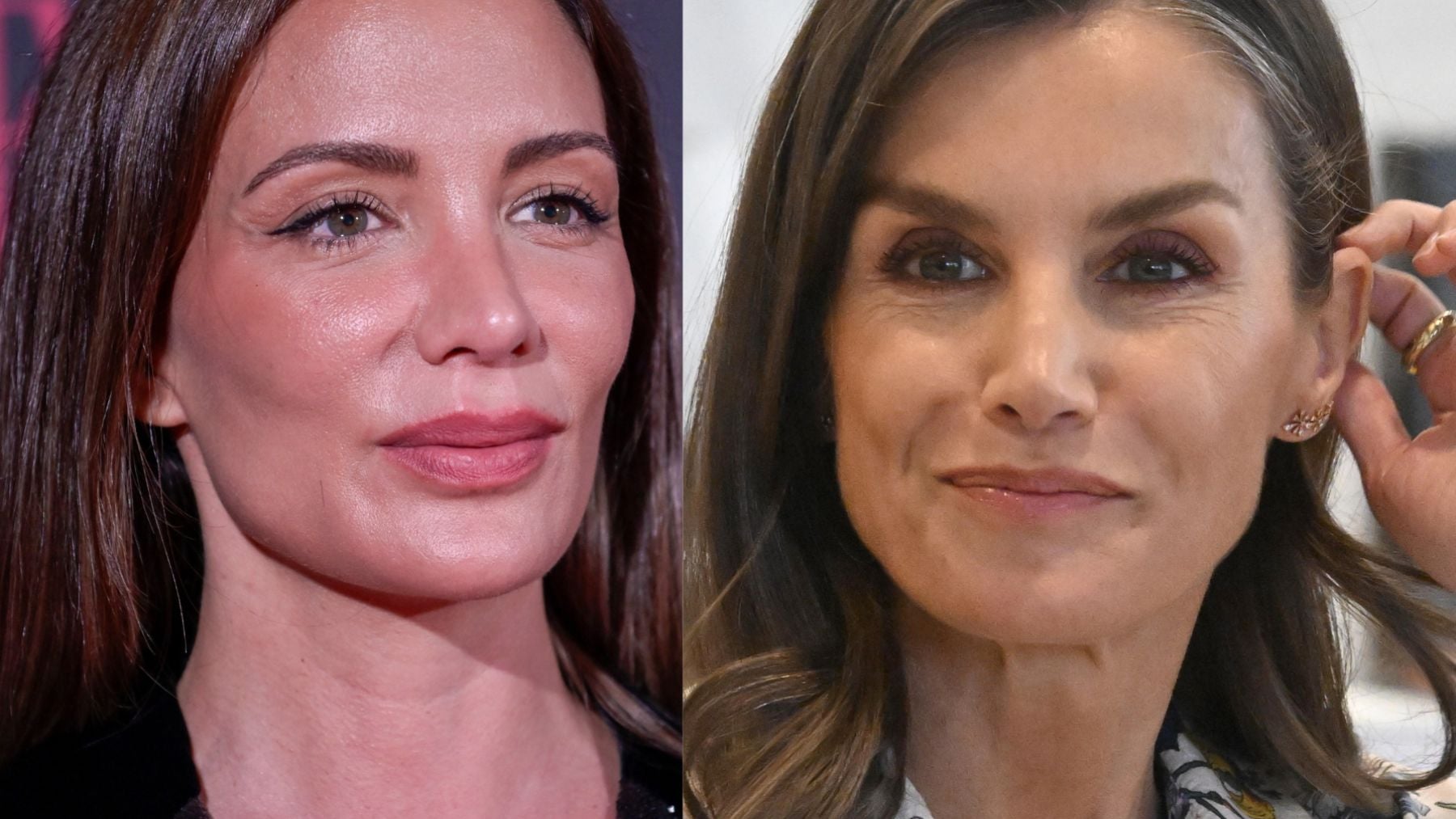 María Hervás y la Reina Letizia. (Fotos: Europa Press)