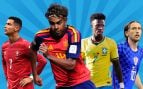 Cristiano Ronaldo, Lamine Yamal, Vinicius, Modric