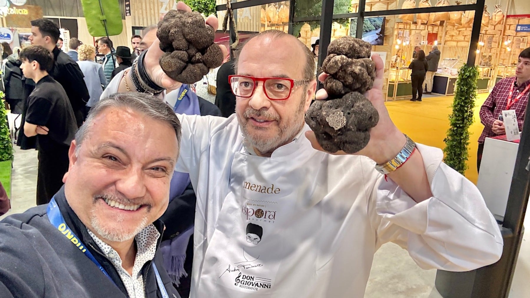 Nacho Sandoval y Andrea Tumbarello. (Foto Nacho Sandoval)